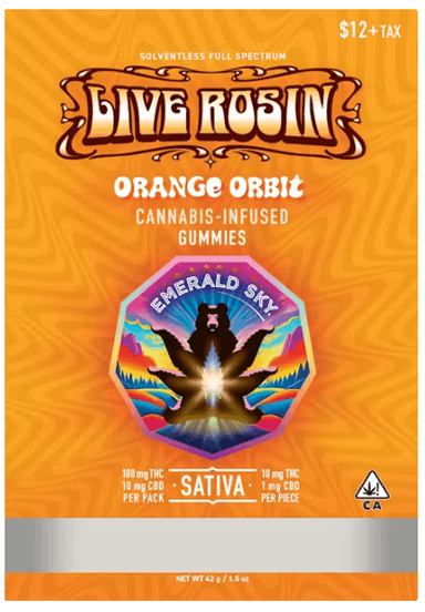 Emerald Sky — Orange Orbit