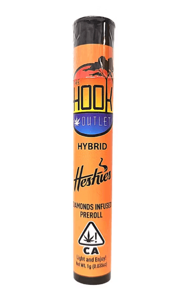 The Hook Outlet — Hook Diamond Infused Preroll 1g - Hybrid (H) - 1g