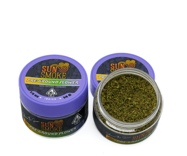 Sun Smoke — SunSmoke Sungrown Pre-Ground Flower 28g Ounce - Indica Blend - 1oz